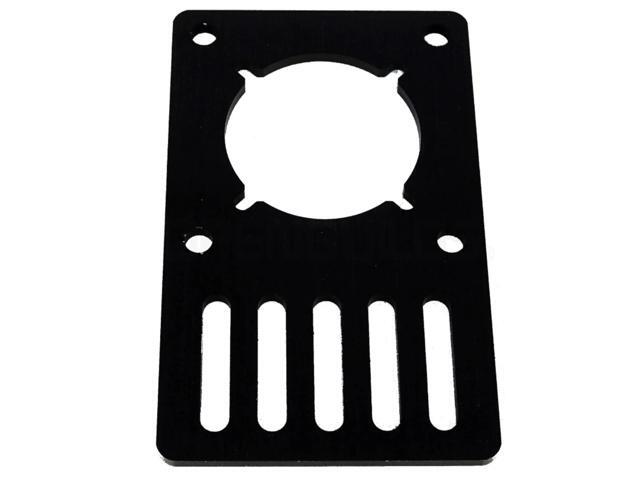 funssor 1pcs Black Anodized Aluminum Motor Mount Plate NEMA 23 Stepper Motor for openbuilds builds parts