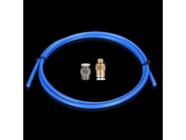 PTFE Tube Teflont PiPe Fitting Connect+PC4-01 Pneumatic Connectors Quick Fitting Bowden 3D Printer Parts For Ender 3 CR10 Hotend