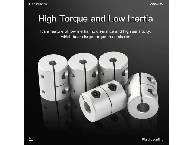 CREALITY 3D Printer Parts 5*8mm Rigid Coupling Kit 2PCS/Lot With Screw For Stepper Motor Ender-3 CR-10 Series FDM Printer