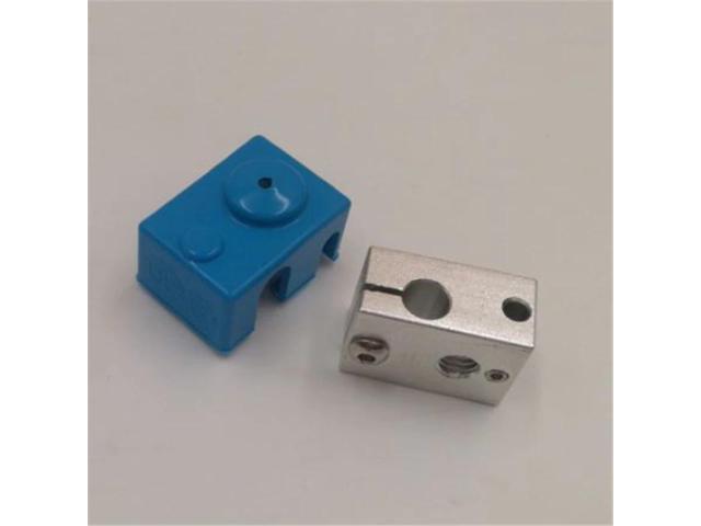 Funssor V6 heater block and silicone sock upgrade kit V6 cartridge-style heater block +sock 23x16x12 mm for Reprap Prusa i3