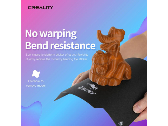 CREALITY 3D Flexible Magnetic Build Surface Plate Pads 235*235*1mm Heated Bed For Ender-5/Ender-3 V2/Ender-3Pro Printer Parts