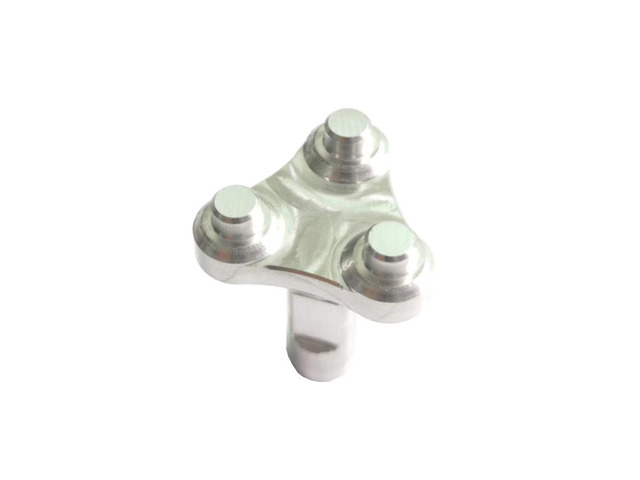 Funssor 1pcs Orbiter extruder aluminum all metal dual gear shaft for CR-10 Ender 3D direct dual drive Extruder