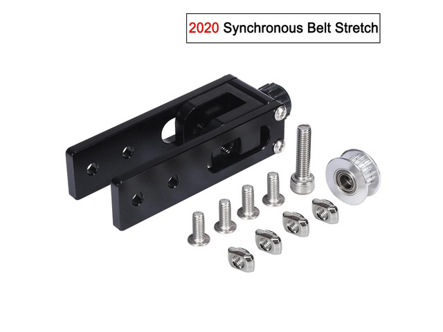 Upgrade kits 2020 aluminum Profile X-axis V-Slot Synchronous Belt Stretch Straighten Tensioner 3D Printer Parts For Tronxy X3