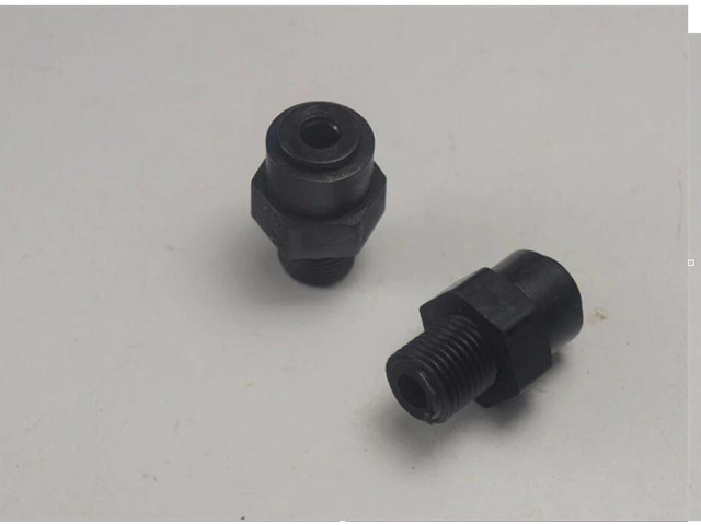 Black Color M10 threaded bowden coupling(1.75mm filament) for 2*4 m tube for DIY Reprap Mendel Prusa i3 3D printer
