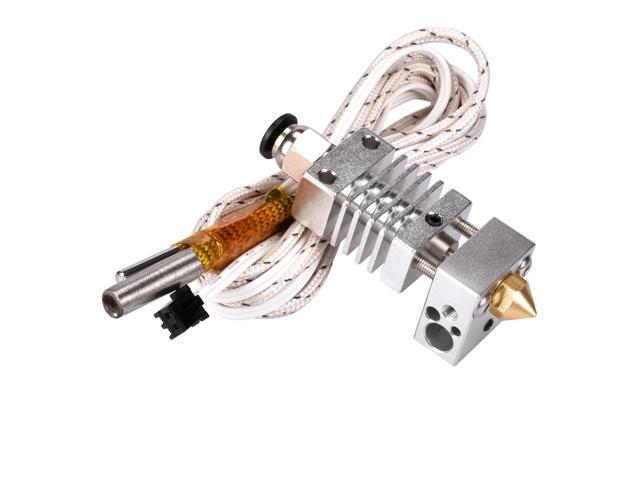 CR10 Hotend Extruder Long distance V6 Extrusion Thermal Heat break Throat 1.75mm for CR10 3D Printer Reprap TC4 Titanium Alloy