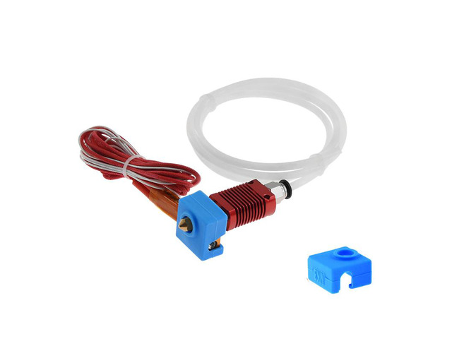 Funssor Creality CR-10/Ender hotend kit for Creality CR-10S 3D printer MK10 extrusion PTFE tube 0.4mm nozzle with silicone sock