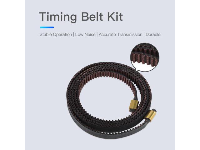 CREALITY 3D Printer Parts Black X Axis Synchronous Belt Kit 2GT W6 L1000mm For Sermoon D1/Ender-2 Pro Printer