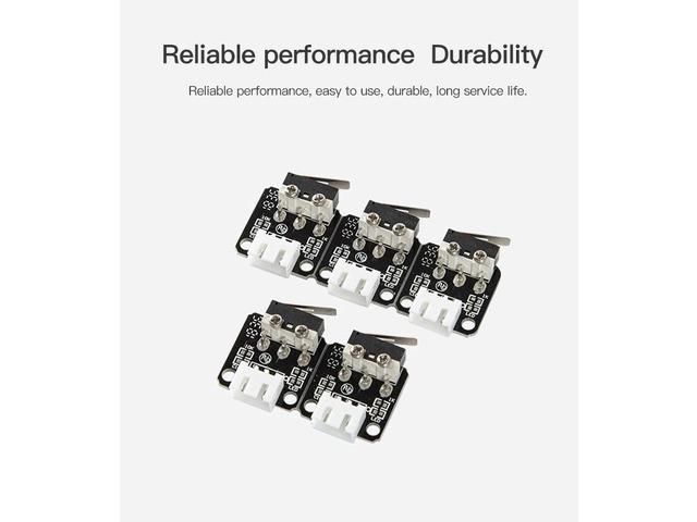 CREALITY 3D Printer 3D Printer 5Pcs/Lot Accessories X/Y/Z/XE axis Limit Switch 3Pin N/O N/C Control Easy