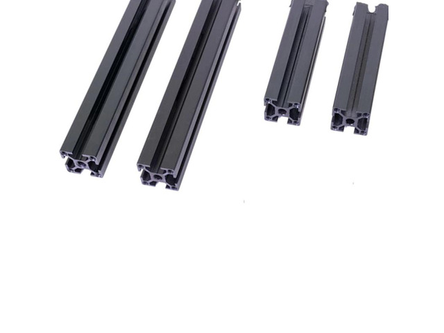 Funssor 1set Prusa i3 MK3 frame 3030 Aluminum extrusions black anodized