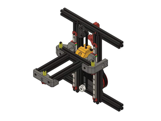 v0.1 Belted Z axis hardware Kit screw nuts GATES belt for V 0.1 belted system upgrade set