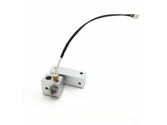 Funssor MK10 Extruder Hotend kit with M3 Hex Thermistor Installed in for DIY WANHAO duplicator I3 PLUS 3d printer