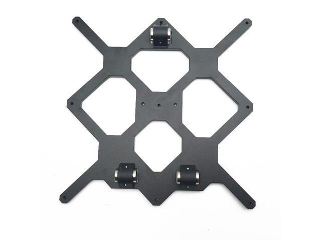 6MM thickness Aluminum Prusa i3 MK3 3D Printer Y Carriage With 3pcs LM8UU drylin RJ4JP-01-08 in MK3 bearing holder clips