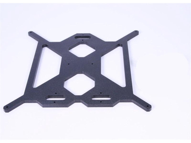 Funssor aluminum Prusa i3 MK2 Y Carriage Plate support black color