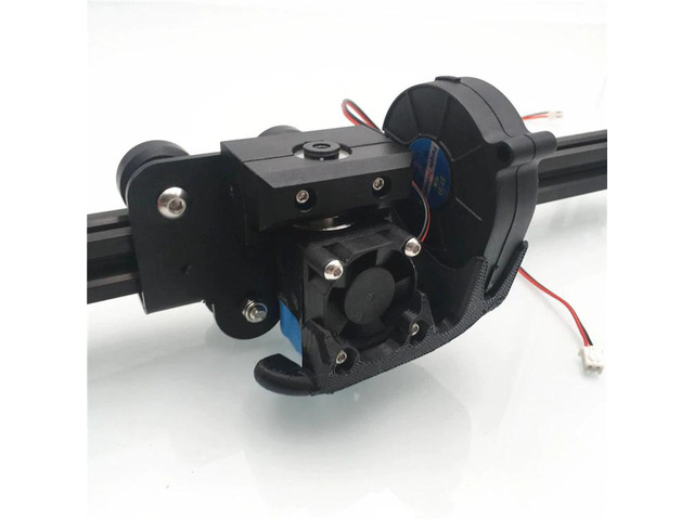 Funssor 12/24V fan 1.75mm Creality Ender3/CR-10 bowden V6 Volcano Assembled Extruder Hot End kit for CREALITY 3D Printer
