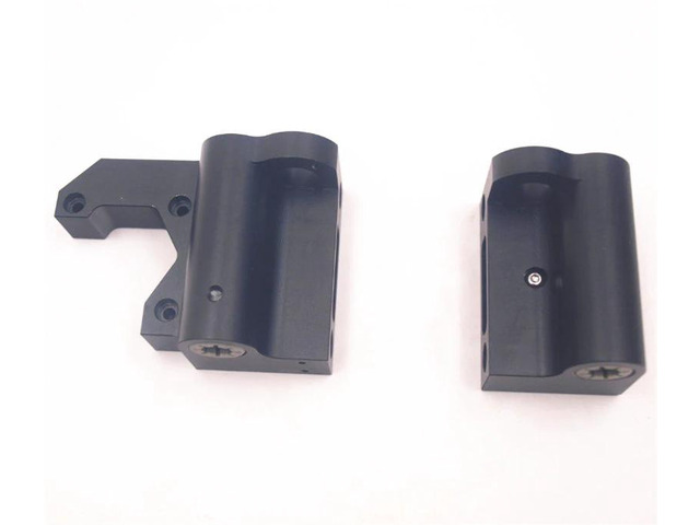 Funssor 1set Anet/Prusa i3 MK2/MK3 black anodized aluminum X motor/X idler kit metal X end motor/end idler