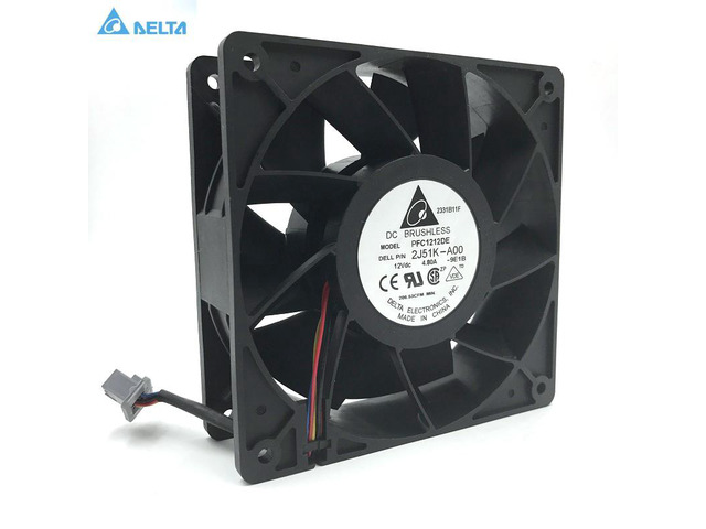 High Speed Mining Miner Fans 2J51K-A00 12cm Case Cooling Fan 12038 12V 12CM Strong Breeze Big Air Volume Violent Fan