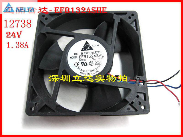 for delta EFB1324SHE 127MM 12738 127*127*38MM 24V 1.38A cpu cooler heatsink axial Cooling Fan