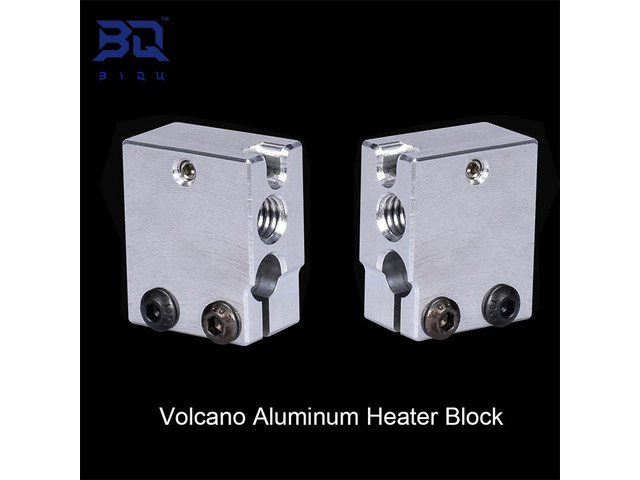 Bloc chauffant en aluminium de haute qualité, pour E3D Volcano Hotend PT100 capteur thermistance Titan j-head extrudeuse pièces d'imprimante 3D