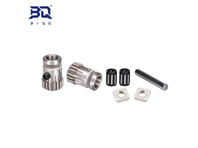 Imprimante 3D MK2/MK3, pièces clonées Btech, poulies à double engrenage en acier inoxydable, Kit d'engrenages d'extrusion pour extrudeuse MK3