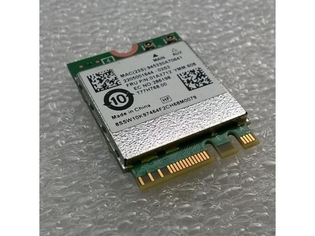 8822BE 802.11ac+BT M.2 WiFi Card For Lenovo Thinkpad P51S S5 T470 T570 X270 YOGA-370 Series,FRU 01AX711 01AX712