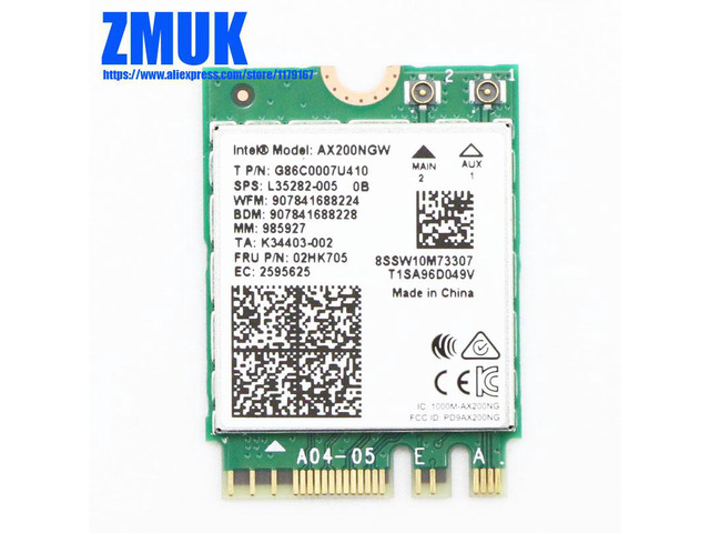 Int AX200NGW WiFi For Lenovo Yoga 6 S740 S540 Legion 5 Flex 5 ideacentre AIO 3 IdeaCentre 3 5 5G Series,P/N 02HK705 SW10M73307