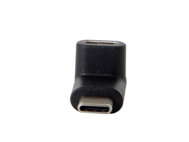 CYDZ Reversible 90 Degree Up or Down Angled USB 3.1 Type-C Male to Female Extension Adapter for Laptop & Phone