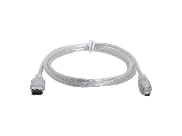 Jimier 1394 6Pin to Firewire 400 IEEE 1394 4 Pin Male iLink Adapter Cord Cable for Camera Camcorder