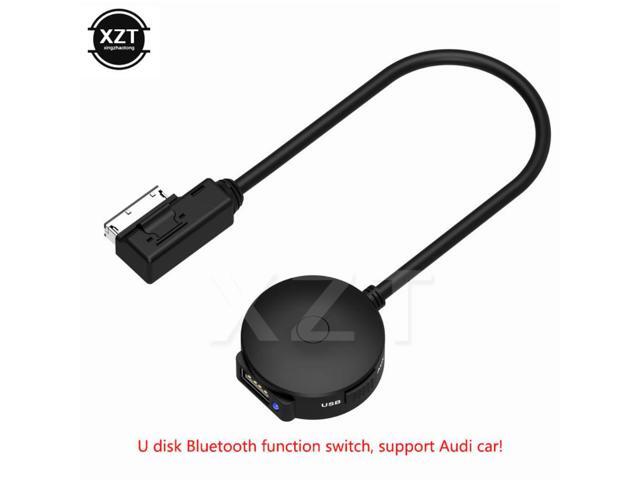 Bluetooth AUX Receiver Cable Adapter for VW Audi A4 A5 A6 Q5 Q7 After 2009 Audio Media Input AMI MDI Interface Support u disk