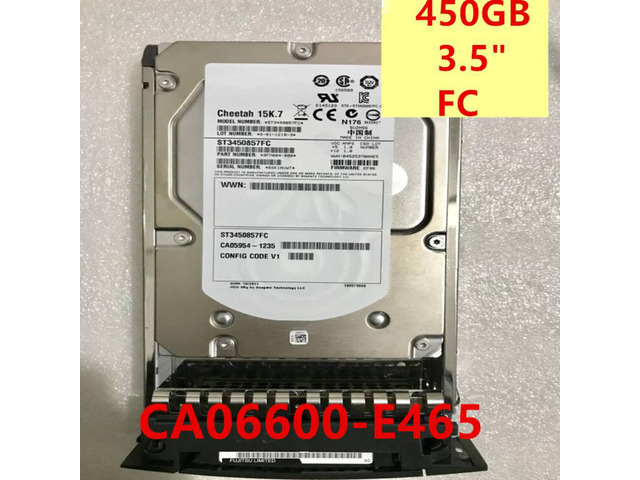 90% HDD For Fujitsu 450GB 3.5' FC 64MB 15K For Internal HDD For Server HDD For CA06600-E465 CA05954-1235