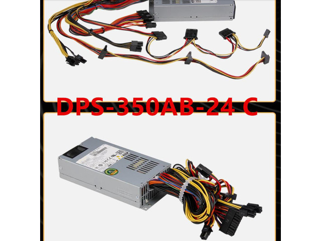 PC PSU For Delta 80plus Bronze Flex Itx Nas Small 1U 350W Power Supply DPS-350AB-24 C