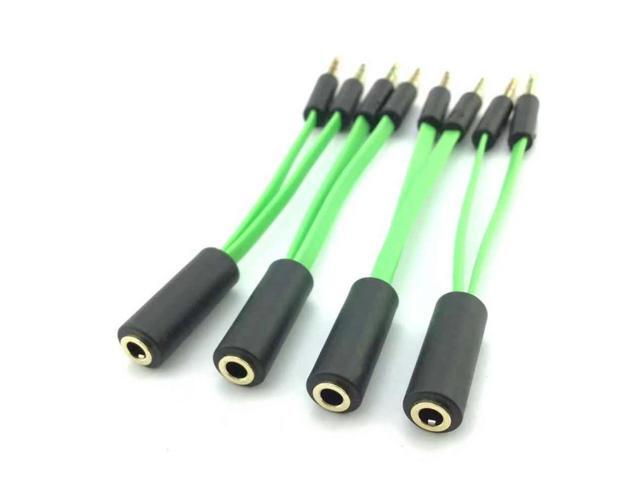 Hot Splitter Headphones Jack 3.5 Mm Stereo Audio Y-Splitter 2 Female To 1 Male Cable Adapter Microphone Plug for Earphone