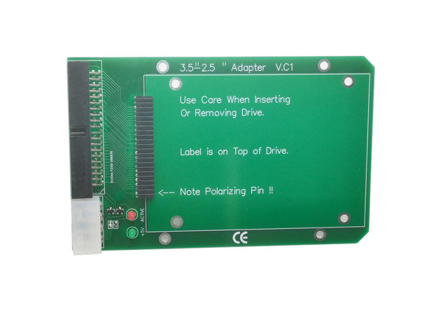 Adaptateur 2.5 'IDE vers 40' 3.5 '3.5' pour ordinateur portable, pour disque dur