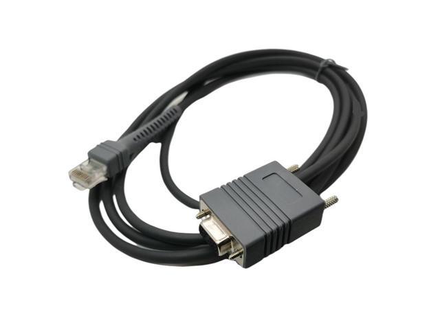 Scanner de codes-barres avec câble RS232 Com, 2M, pour Motorola Symbol Ls1203 LS2208 Li2208 ls3008, nouveau