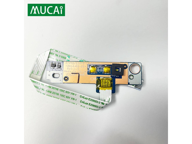 For lenovo Y50-70 Y70-70 laptop Power Button Board with Cable ZIVY2/ZIVY3 LS-B111P Repairing Accessories