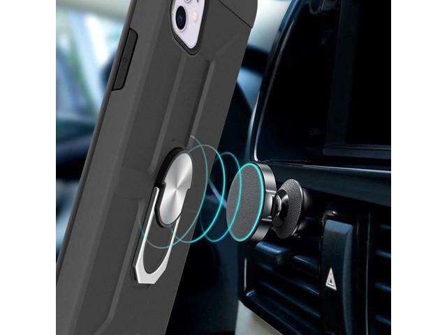 Red Case for Samsung Galaxy A32 5G Hybrid Ring Stand [360° Rotatable Ring Holder Magnetic Kickstand] Shockproof Hard Rubber TPU Phone Cover