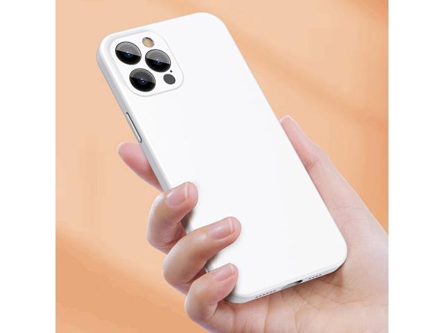 Baseus for iPhone 12 Pro Case Dirtproof Anti-Fingerprint Shockproof with Lens Protector Liquid Silicone Protective Case