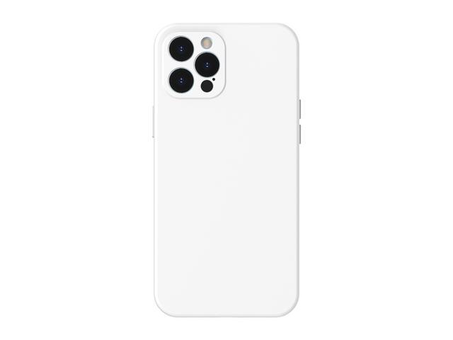 Baseus for iPhone 12 Pro Case Dirtproof Anti-Fingerprint Shockproof with Lens Protector Liquid Silicone Protective Case