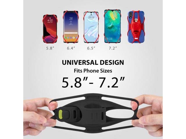 Bone Bike Tie 3, Universal Bike Phone Mount for Handlebar, Bicycle Motorcycle Phone Holder for Apple iPhone 13 12 11 Pro Max Mini XS XR X 8 Samsung...