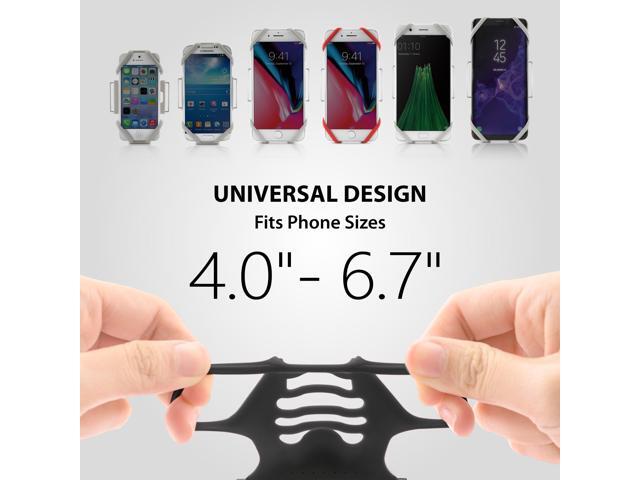 Bone Run Tie, Running Armband Phone Holder for Apple iPhone 13 12 11 Pro Max Mini XS 8 Samsung Galaxy S21 S20 Note 20 10 Smartphone for Mobile Size...