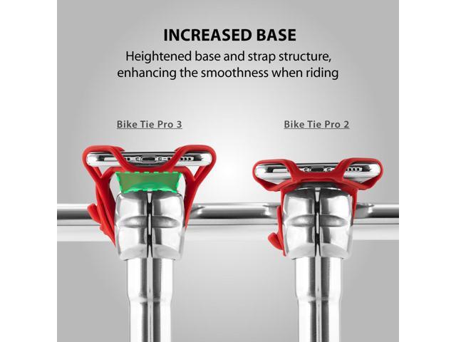 Bone Bike Tie Pro 3, Universal Bike Phone Mount for Stem Mount, Bicycle Motorcycle Phone Holder for iPhone 13 12 Pro Max Mini 11 X 8 7 6 Plus,...
