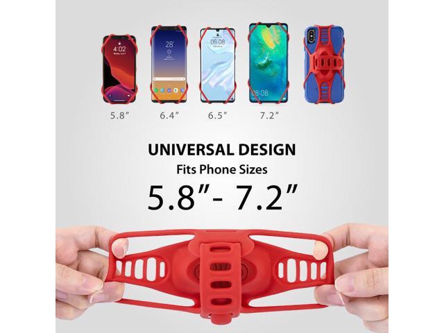 Bone Bike Tie Pro 3, Universal Bike Phone Mount for Stem Mount, Bicycle Motorcycle Phone Holder for iPhone 13 12 Pro Max Mini 11 X 8 7 6 Plus,...