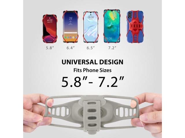 Bone Bike Tie Pro 3, Universal Bike Phone Mount for Stem Mount, Bicycle Motorcycle Phone Holder for iPhone 13 12 Pro Max Mini 11 X 8 7 6 Plus,...