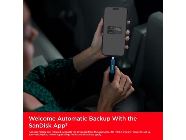 SanDisk USB Phone Drive for iPhone (SDIXD0N) 128GB