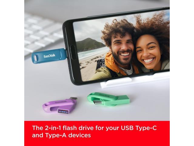 SanDisk 1TB Ultra Dual Drive Go USB Type-C Flash Drive, Black - SDDDC3-1T00-GAM46