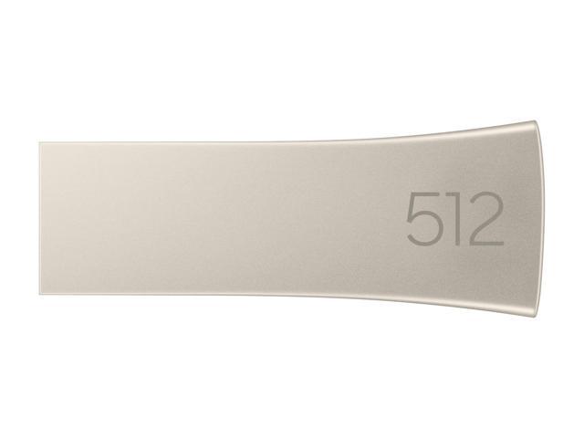 SAMSUNG BAR Plus 512GB - 400MB/s USB 3.1 Flash Drive Titan Gray (MUF-512BE3/AM) [Canada Version]