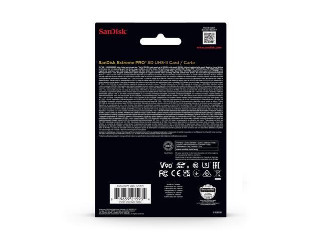 SanDisk - Extreme PRO 128GB SD UHS-II V90 Card - image 8