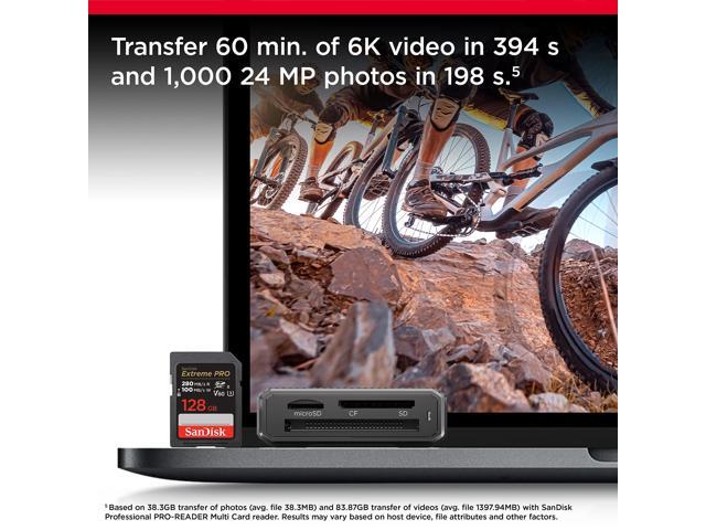 SanDisk 512GB Extreme PRO SDXC UHS-II Memory Card - C10, U3, V60, 6K, 4K UHD, SD Card - SDSDXEP-512G-GN4IN