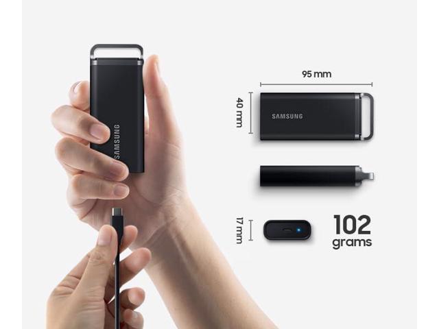 Samsung Portable SSD T5 EVO 4TB USB 3.2 Gen 1 460MB/s Read 460MB/s Write External Hard Drive for Mac, PC, Android, Smart TVs and Game Consoles....