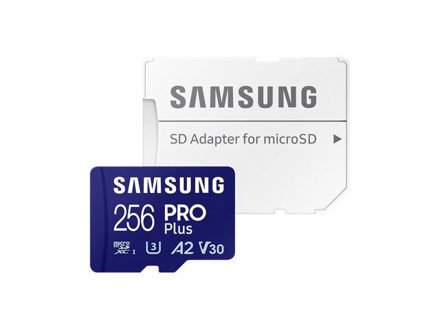 Samsung PRO Plus 256GB MicroSD Card + SD Adapter for Mobile Gaming on Smartphones, Tablets and Handheld Consoles, UHS-I U3, Full HD & 4K UHD,...