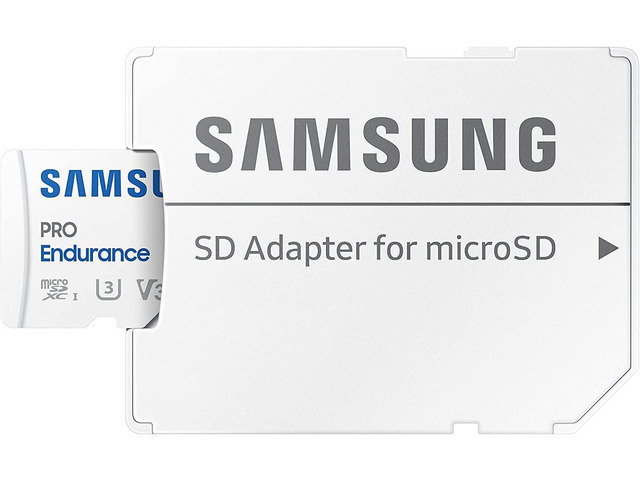 Samsung PRO Endurance 128GB microSDXC UHS-I U3 100MB/s Video Monitoring Memory Card with Adapter (MB-MJ128KA)